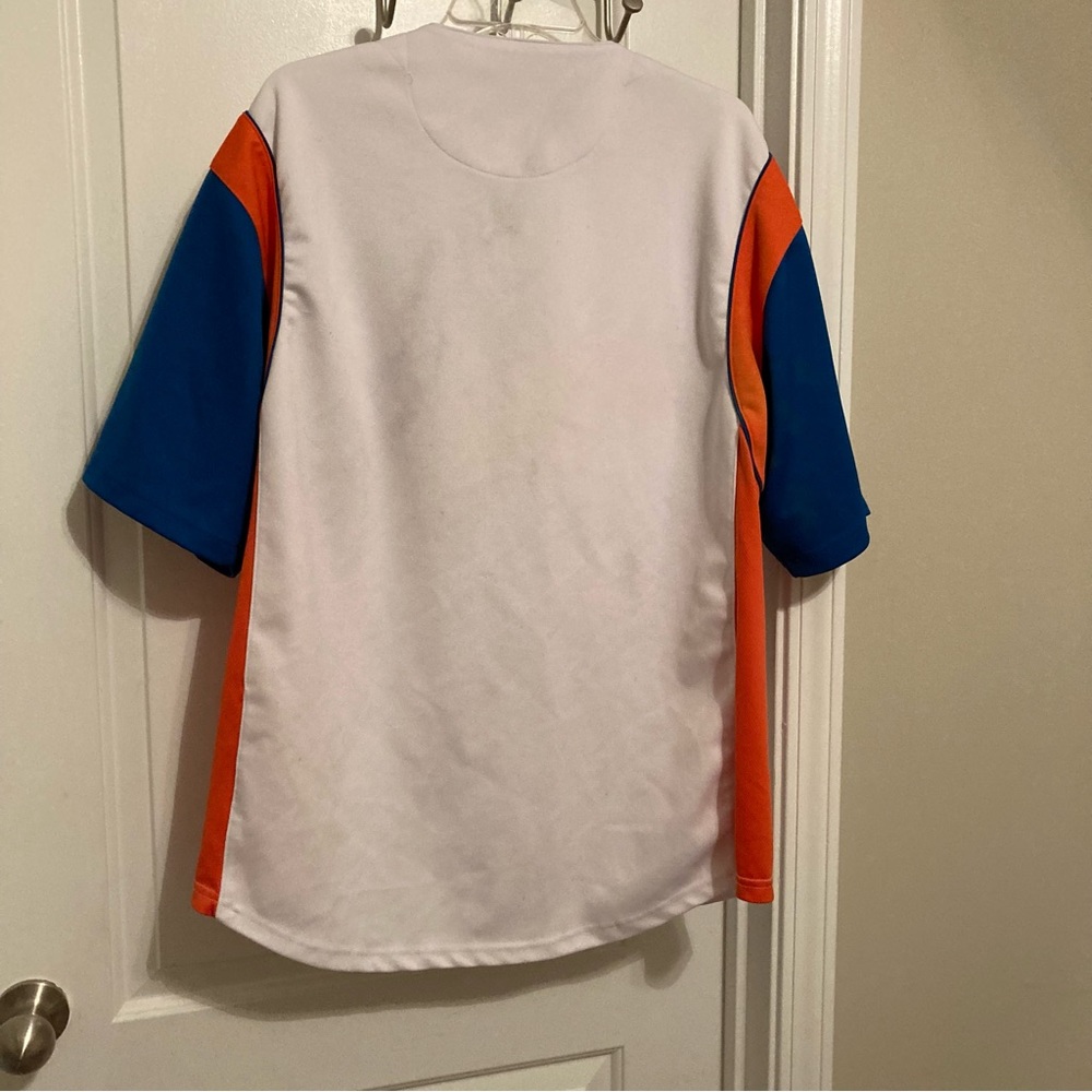 Vintage New York Mets Jersey White Blue and Orange XL - Picture 3 of 8